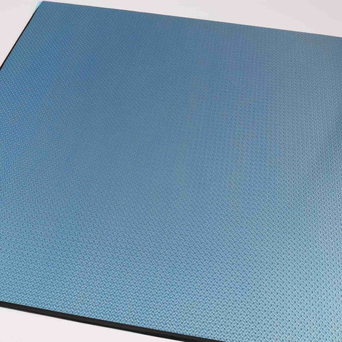 Carbon CFK Platte 3D blau - 2mm 495x495mm