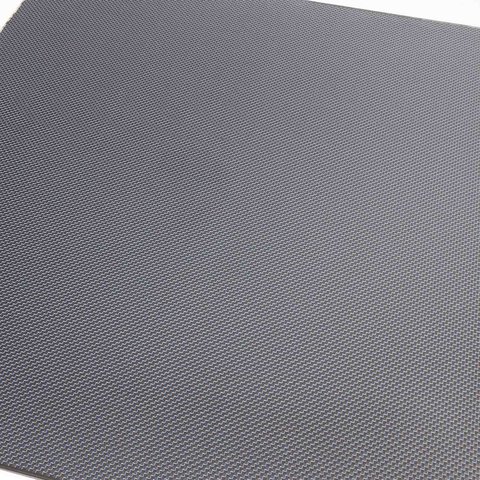 Carbon CFK Platte Leinwand blau - 1mm 245x495mm