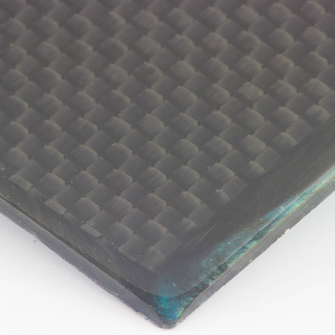 Carbon Sheet/Plate Plain - 2mm 495x495mm