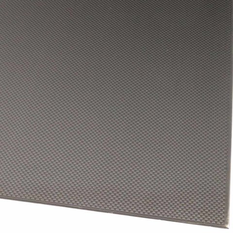 Carbon Sheet/Plate Plain - 2mm 245x495mm