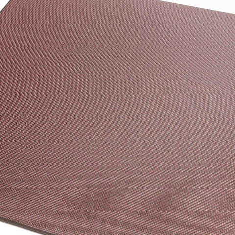 Carbon Sheet/Plate Plain red - 2mm 150x340mm