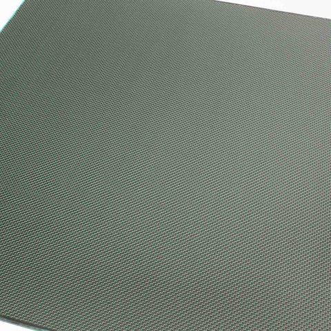 Carbon Sheet/Plate Plain green - 0,5mm 495x495mm