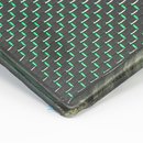 Carbon CFK Platte Leinwand grün - 1,5mm 150x340mm