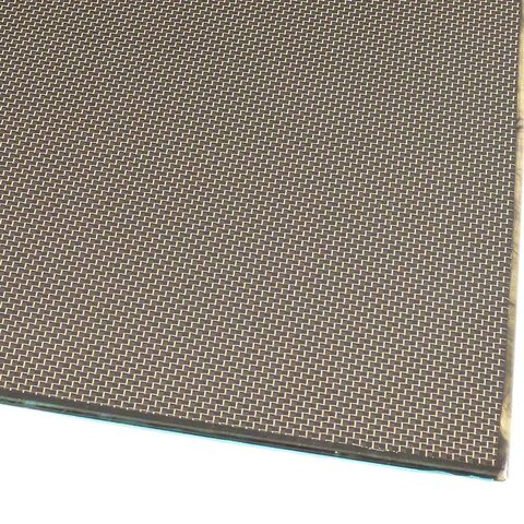 Carbon Sheet/Plate Plain gold - 1mm 245x495mm