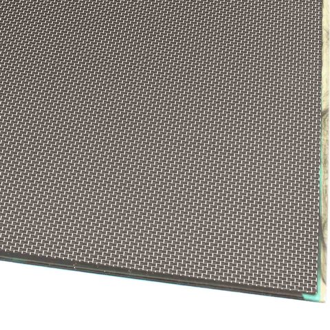 Carbon CFK Platte Leinwand silber - 0,5mm 495x495mm