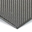 Carbon CFK Platte Leinwand silber - 2,2mm 150x340mm