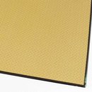 Carbon CFK Platte 3D gold - 2mm 495x495mm