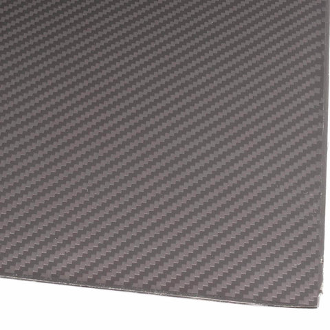 CFK Kohlefaser Carbon Platte 1,0mm Größe wählbar Köper Voll Carbon 