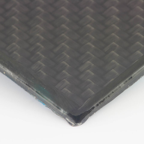 Carbon Sheet/Plate Twill - 1mm 245x495mm