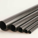 Carbon Tube Plain glossy - 11/13mm - 1m
