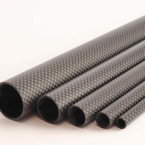 Carbon Tube Plain matte - 8/10mm - 1m
