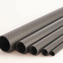 Carbon Tube Plain matte - 10/12mm - 1m