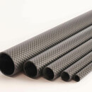 Carbon Tube Plain matte - 10/12mm - 0,5m