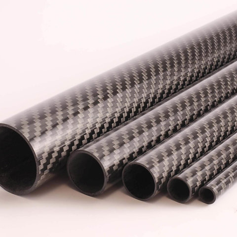 Carbon Tube Twill glossy