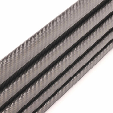 Carbon Tube Twill glossy - 14/16mm - 0,5m