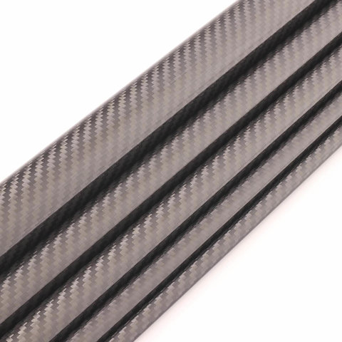 Carbon Tube Twill glossy - 20/23mm - 1m