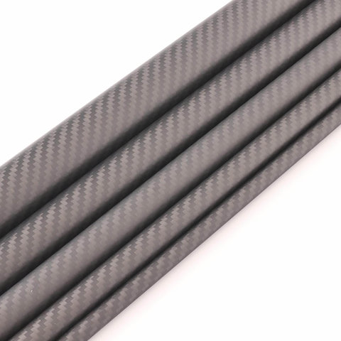 Carbon Tube Twill matte - 10/12mm - 0,5m